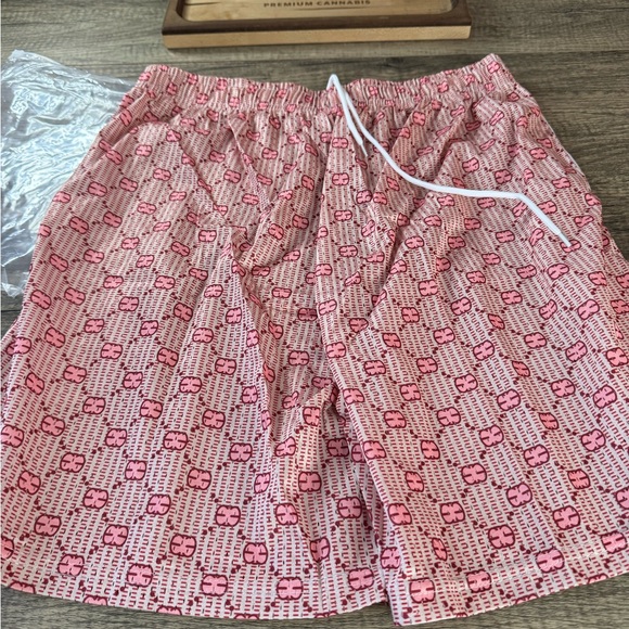 Brand New Red Custom Made Premium Shorts Men’s Size XXL - Picture 2 of 3